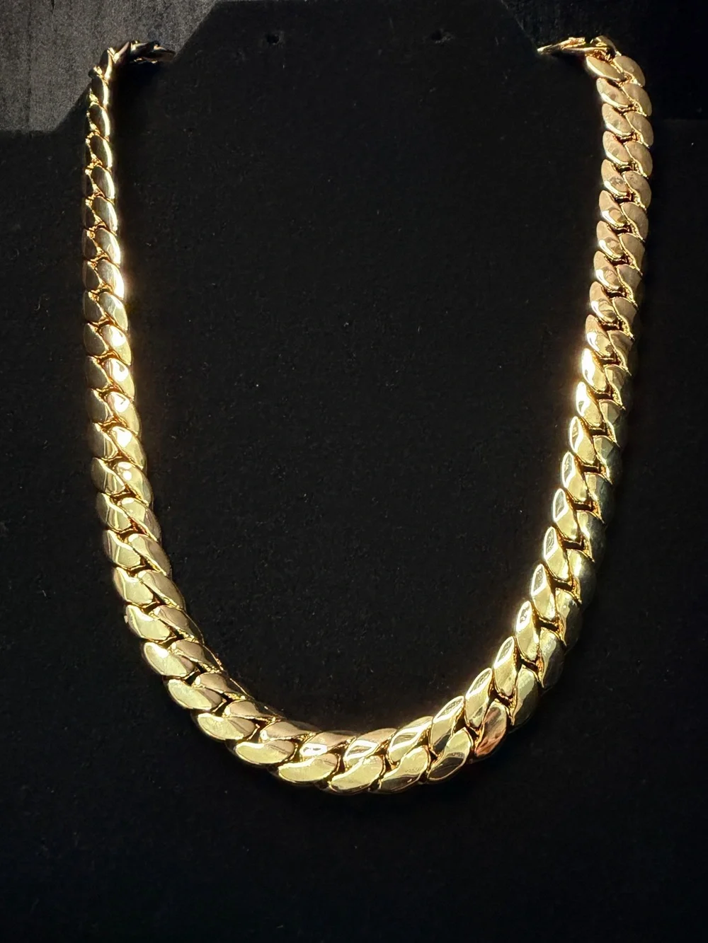 Miami Cuban 21in 11.5MM 14K Stamped Gold Filled necklace w/box lock. Brand New!